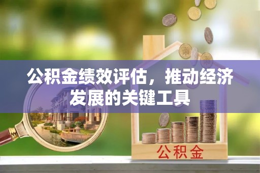 庄浪公积金绩效评估，推动经济发展的关键工具