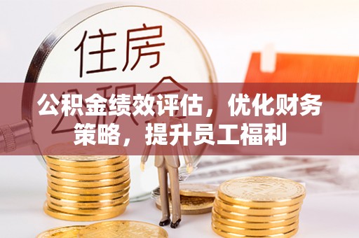 庄浪公积金绩效评估，优化财务策略，提升员工福利