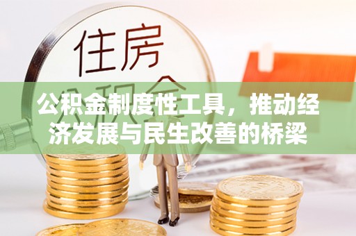 庄浪公积金制度性工具，推动经济发展与民生改善的桥梁