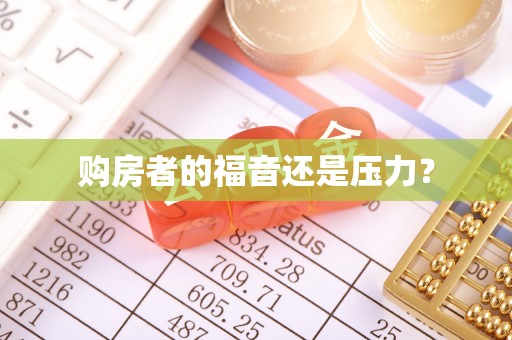 庄浪购房者的福音还是压力？