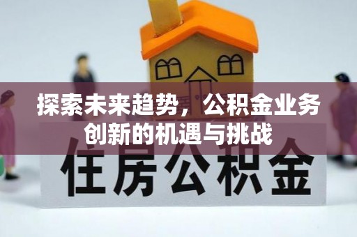 庄浪探索未来趋势，公积金业务创新的机遇与挑战