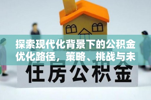 庄浪探索现代化背景下的公积金优化路径，策略、挑战与未来展望