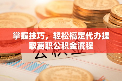 庄浪掌握技巧，轻松搞定代办提取离职公积金流程