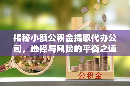 庄浪揭秘小额公积金提取代办公司，选择与风险的平衡之道
