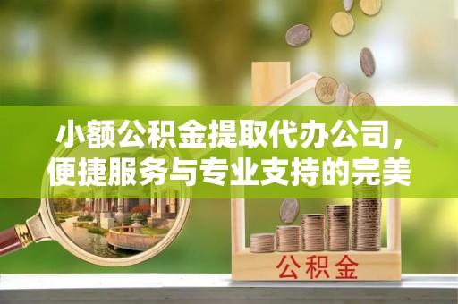 庄浪小额公积金提取代办公司，便捷服务与专业支持的完美结合