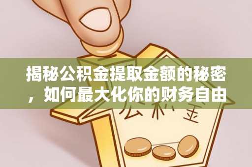 庄浪揭秘公积金提取金额的秘密，如何最大化你的财务自由
