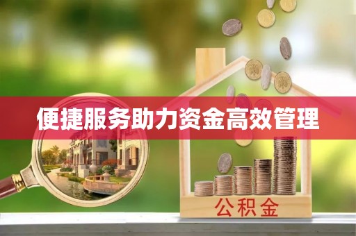 庄浪便捷服务助力资金高效管理